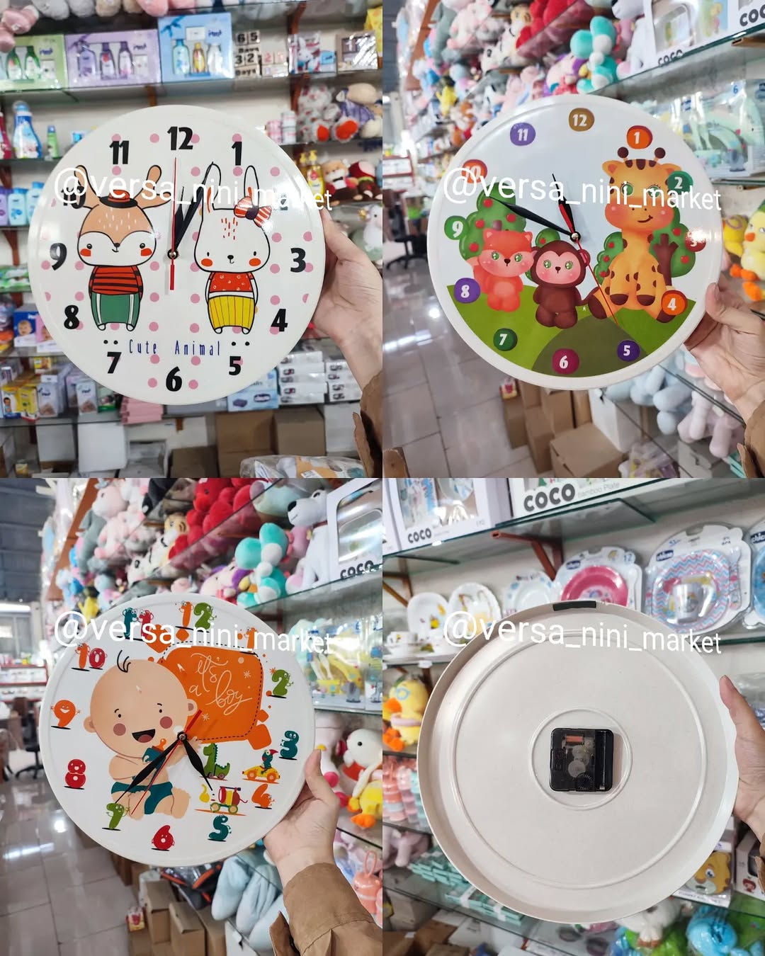 ساعت دیواری کودک بامبو